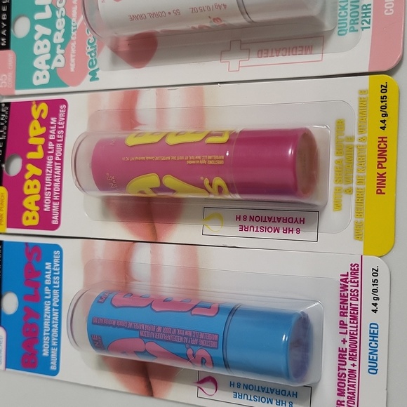 Maybelline Baby Lips Moisturizing Balm Collection- Now 8 Pack - Picture 3 of 9